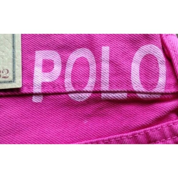 Polo Ralph Lauren Shorts 32 Crosby Relaxed Pink Raw Hem - Picture 13 of 15